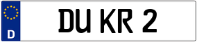 Truck License Plate
